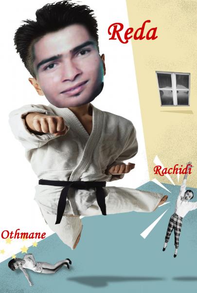 moi  je frappe otman et rachidi